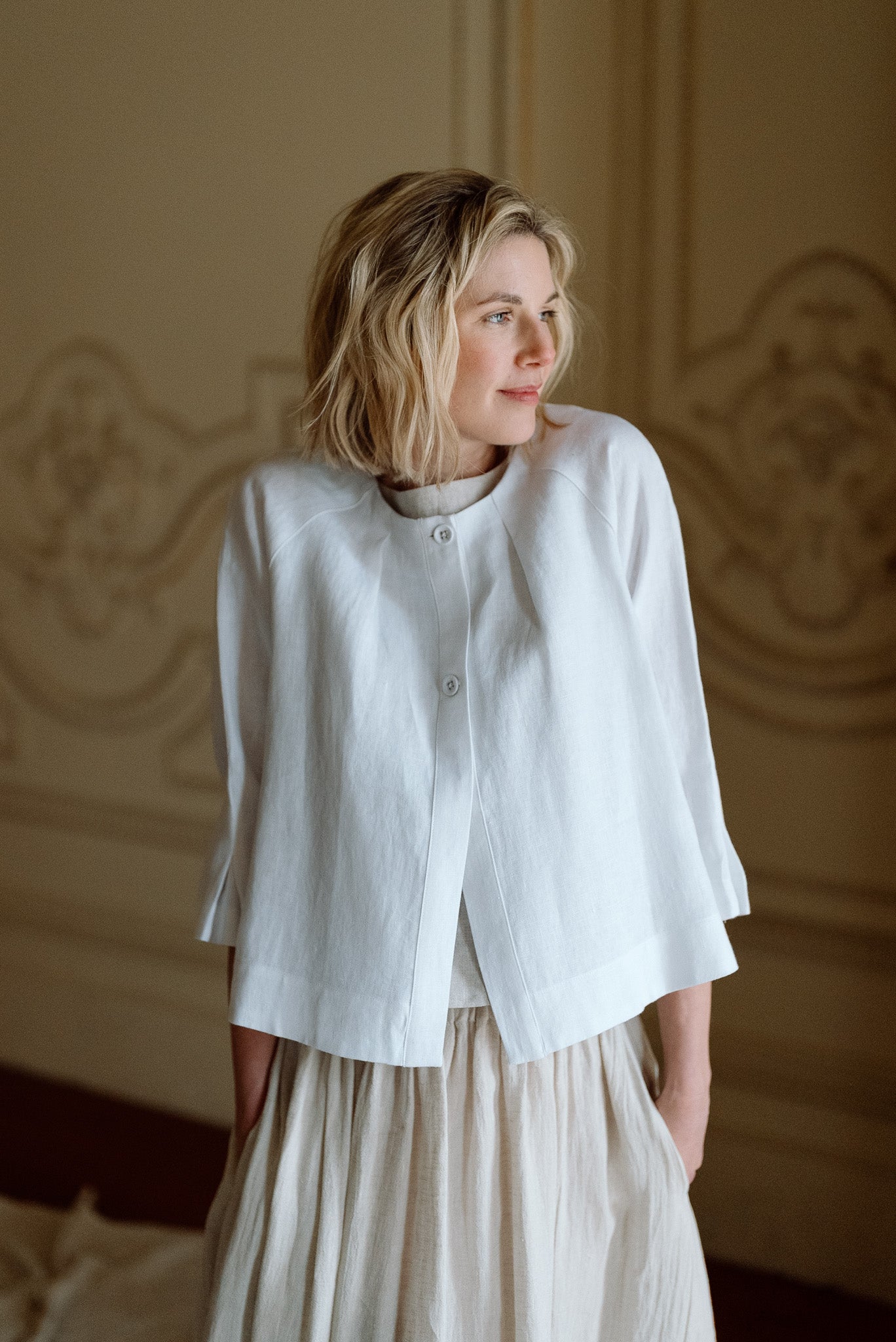 Cornelia Jacket | White