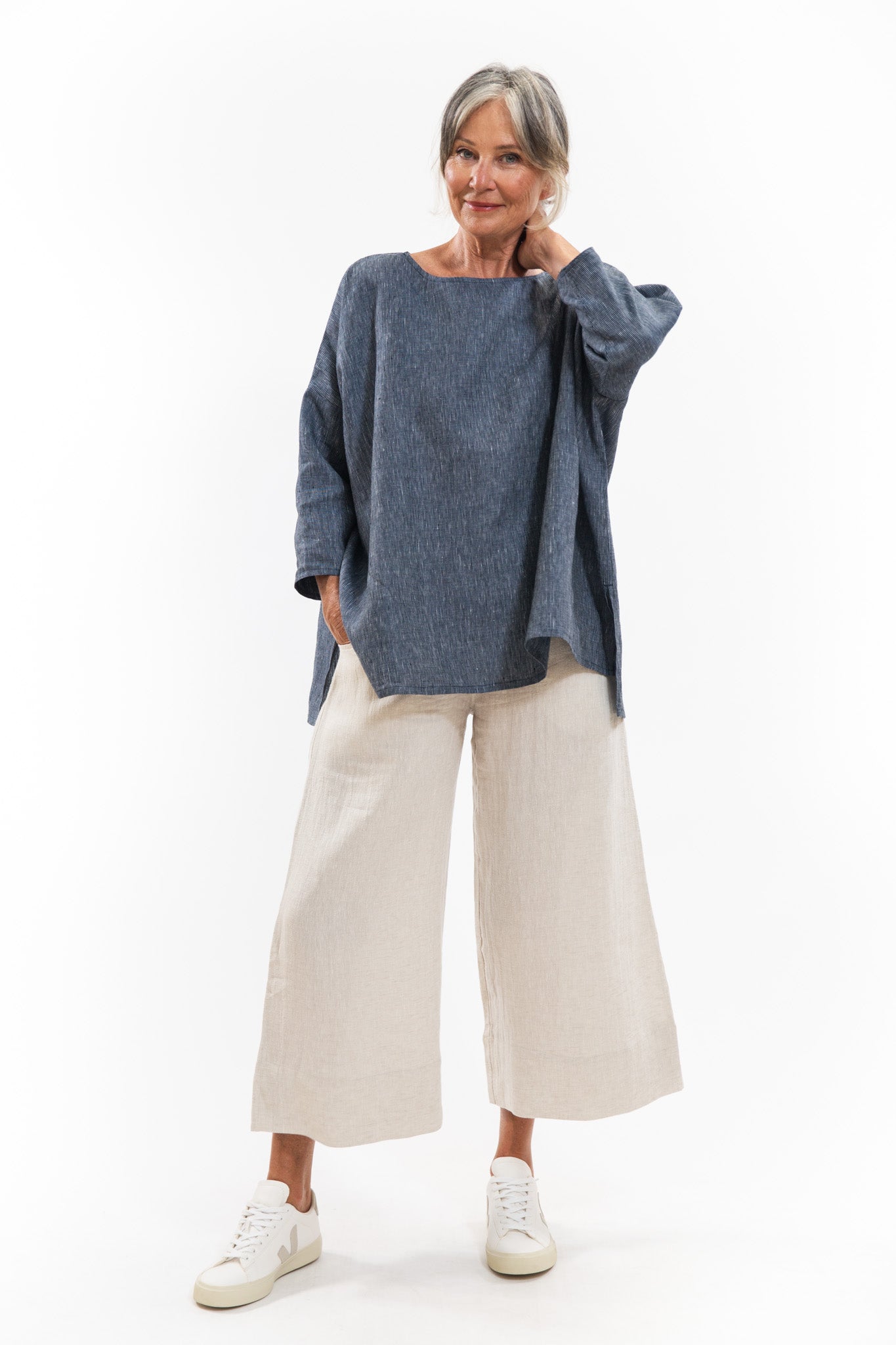 Harry Top | Navy Pinstripe